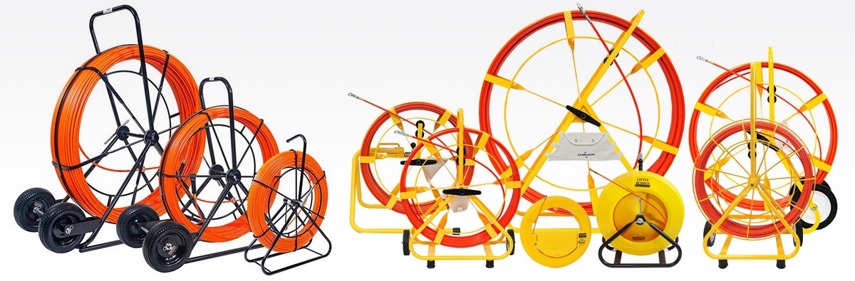 Tie Wire Reel VEVOR Fish Tape Cabling Rods 6MMX130M Duct Rodder