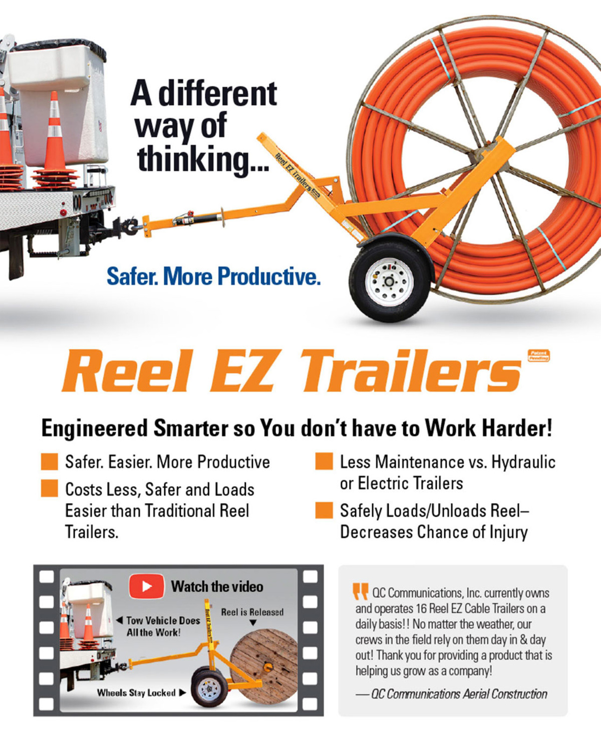 Budco Reel EZ Cable Reel Trailers