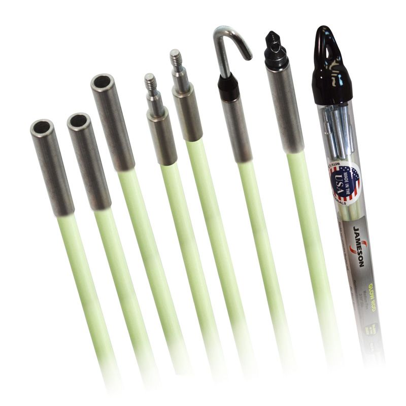 3/16" PUSH ROD FISH STICK - SEVEN 18"" RODS Budco Cable 3/16" PUSH ROD FISH STICK - SEVEN 18"" RODS Budco Cable