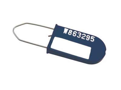 734 Taplock Drop Identification Cable Tag W/panel - Blue