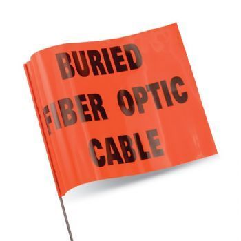 Custom Cable Flags Underground Marking Flags - Utility Marking Flags - Cable Marking Flags ...