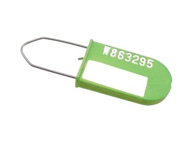 @tagl27 Luggage Tag | White Gold Metallic Goatskin Leather