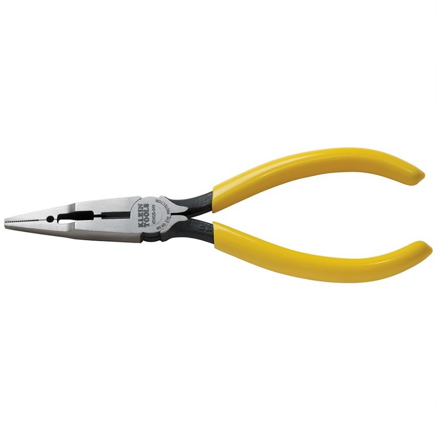 Klein Tools VDV026-049 Connector Crimping Long Nose Pliers