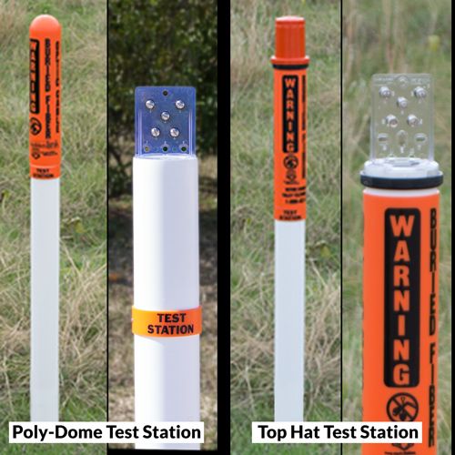 Poly Dome Marker Post - Underground Marking Post - Budco Cable Supplies