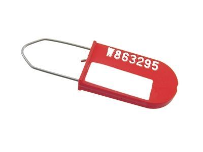 734 Taplock Drop Identification Cable Tag W/panel - Red